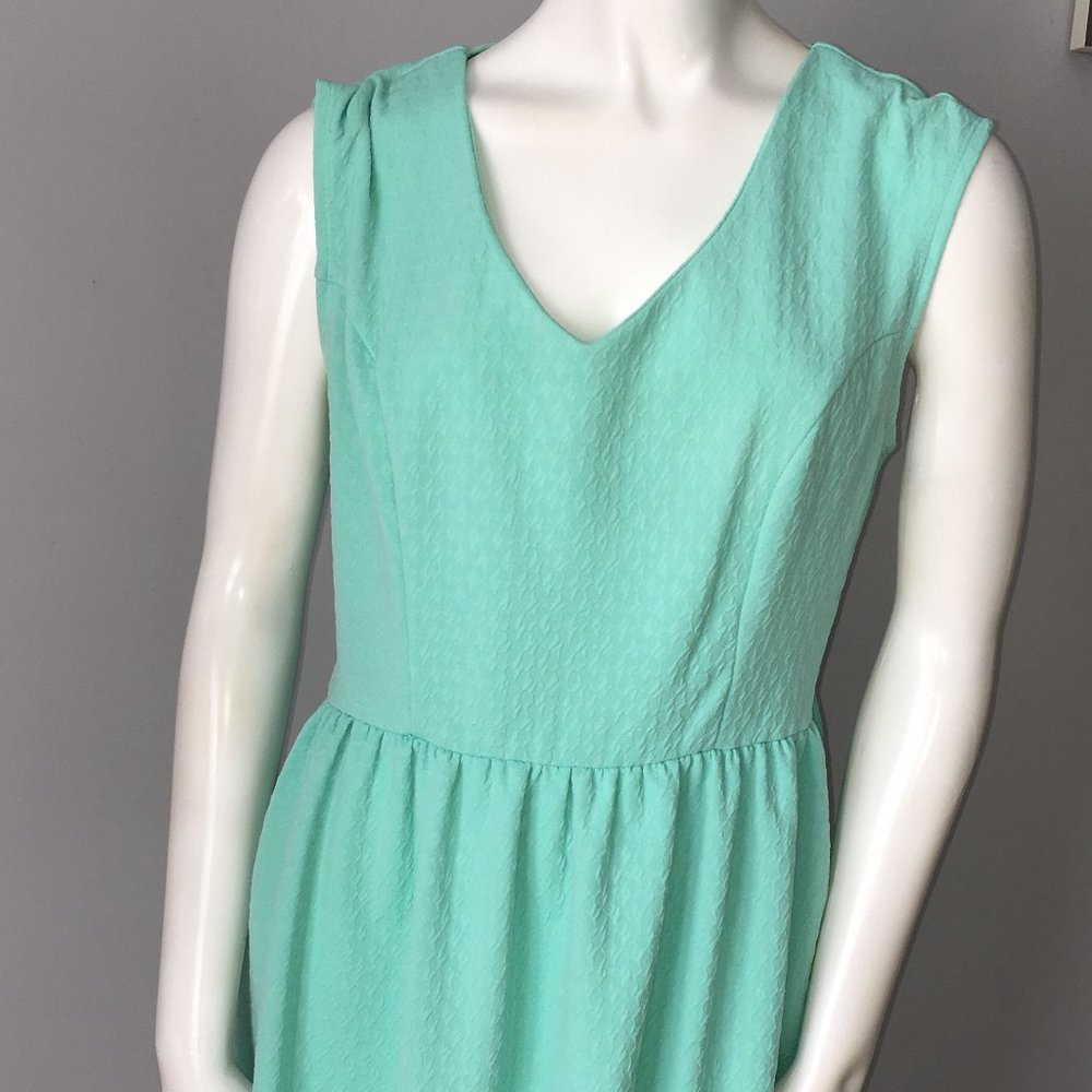 No Boundaries Mint Cross Back Dress